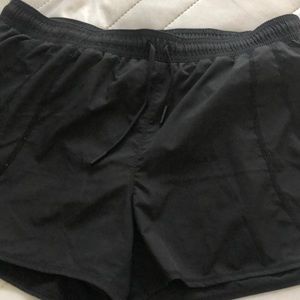 Athleta black running shorts
